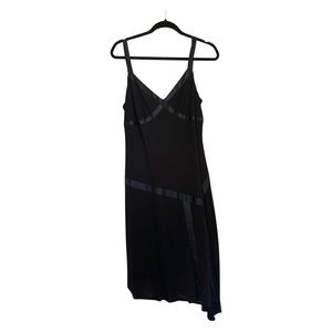 Beautiful little black dress with satin details, Nine West, size 12.